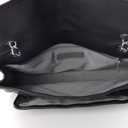 Chanel Caviar Quilted Medium French Riviera Flap Black 8 of 10
