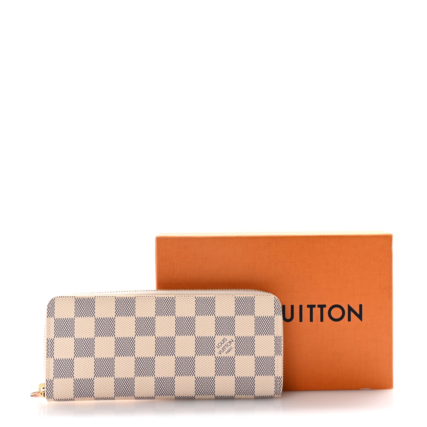 Louis Vuitton Damier Azur Clemence Wallet Rose Ballerine 7 of 7