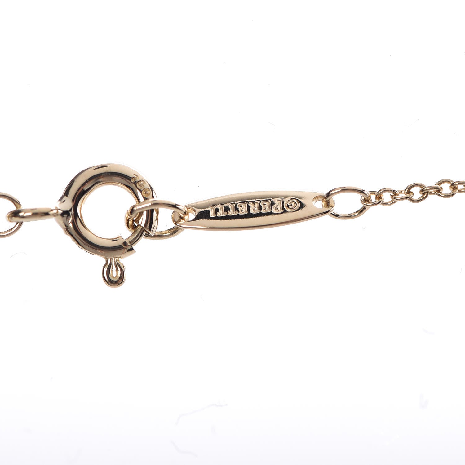 Tiffany 18k Yellow Gold 12mm Elsa Peretti Cross Pendant Necklace 6 of 6