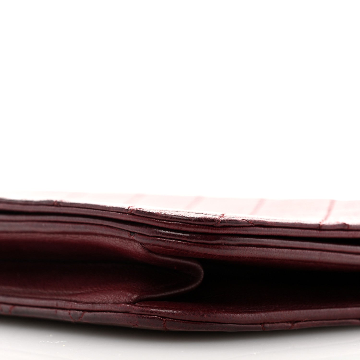 Chanel Lambskin Quilted Small Single Flap Bordeaux 10 of 14