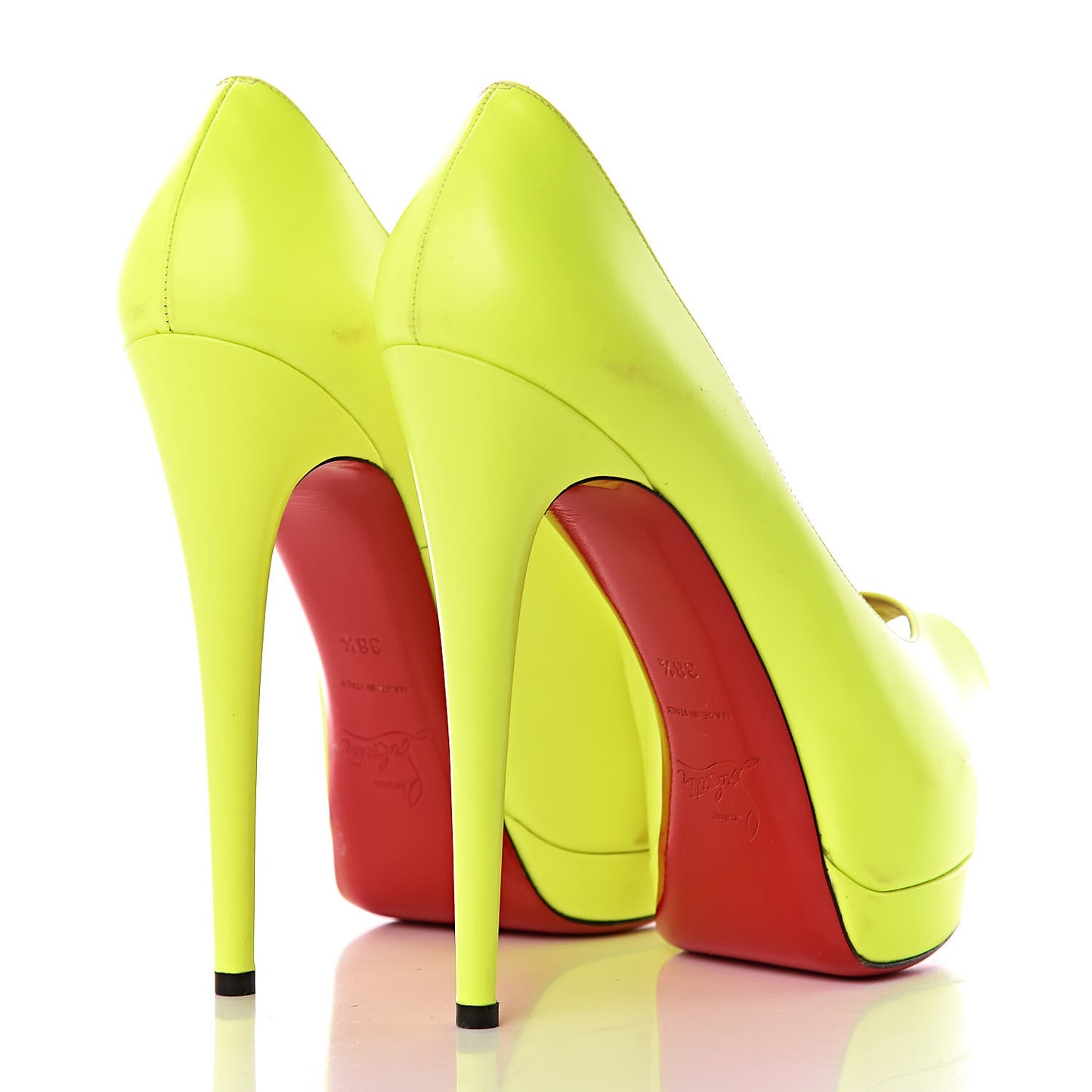 Calfskin Palais Royal 140 Pumps 38.5 Fluo