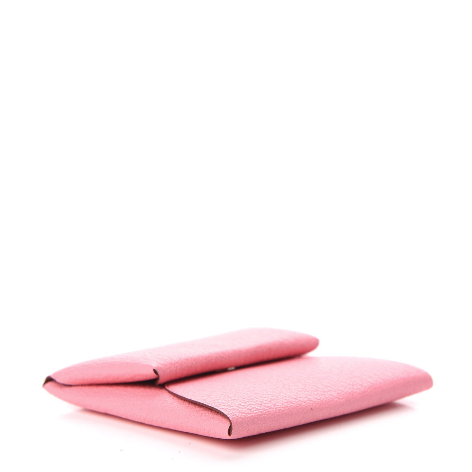 Hermes Chevre Mysore Verso Bastia Coin Purse Rose Confetti Brique 4 of 7