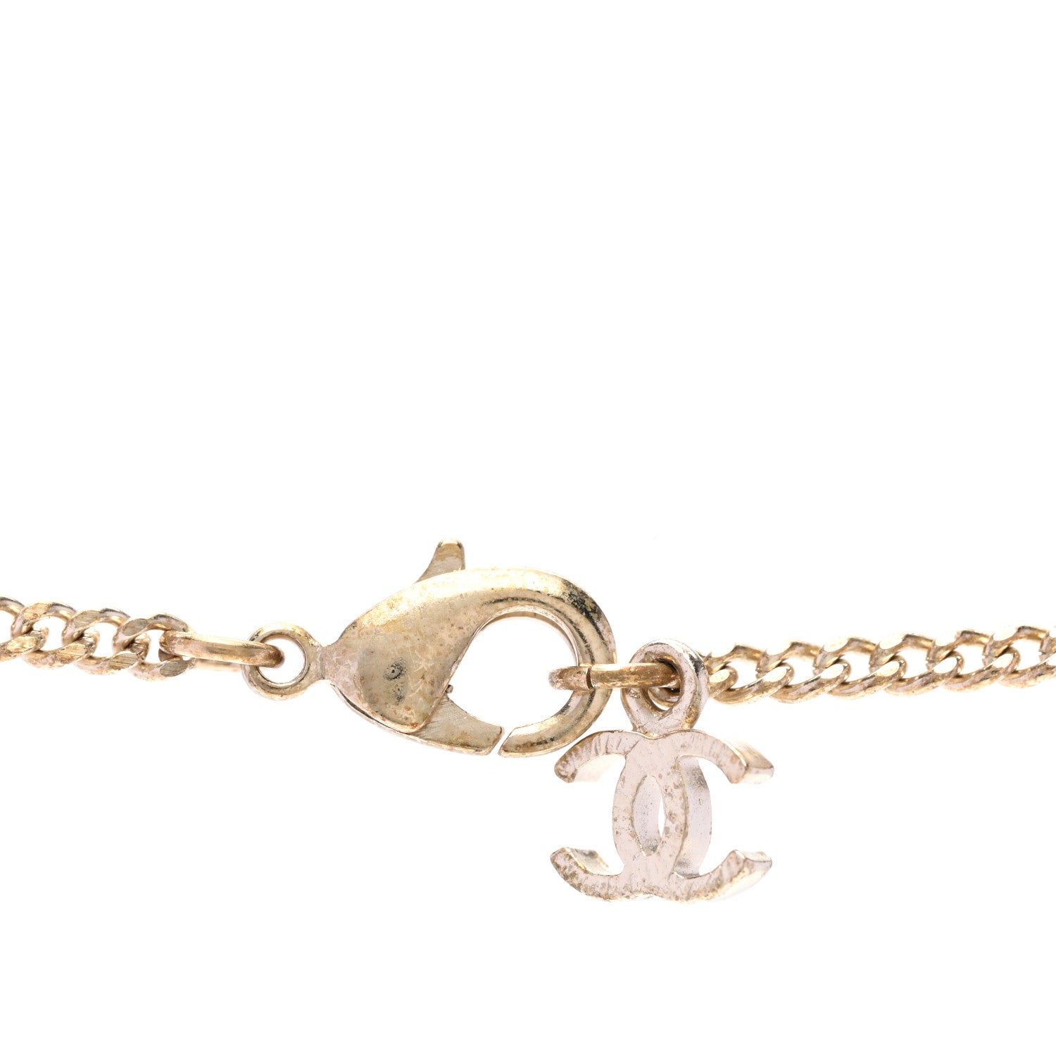 Chanel Medallion Chain Necklace Gold 5 of 7