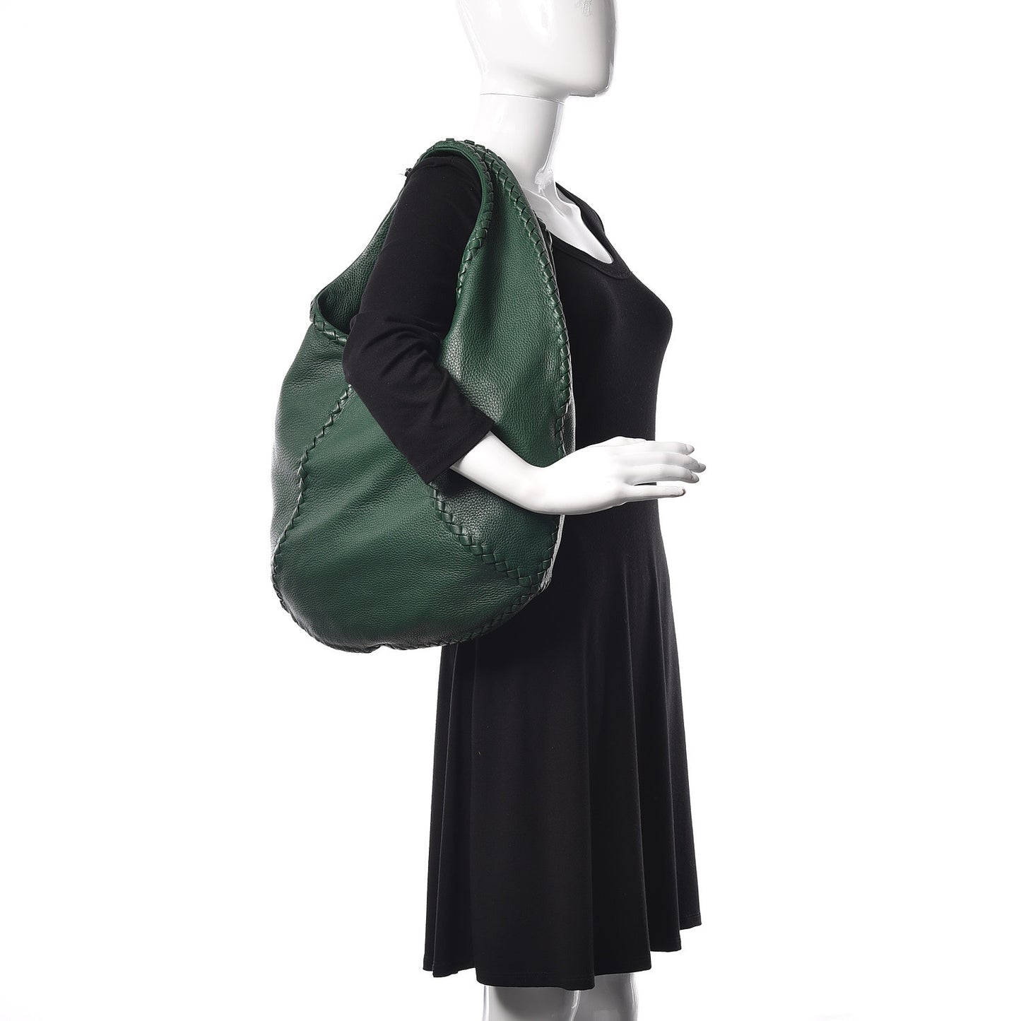 Cervo Deerskin Large Hobo Billiardo