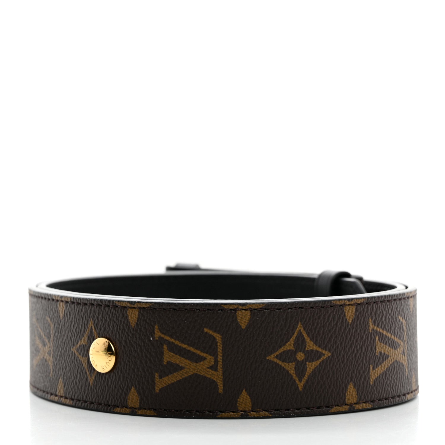 Louis Vuitton Monogram Adjustable Bandouliere Shoulder Strap Black 2 of 5