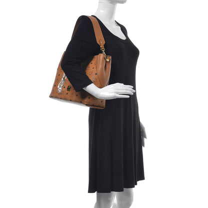 MCM Visetos Medium Klara Hobo Cognac 2 of 7