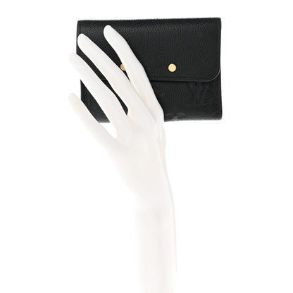 Louis Vuitton Empreinte Pont-Neuf Compact Wallet Black 2 of 11