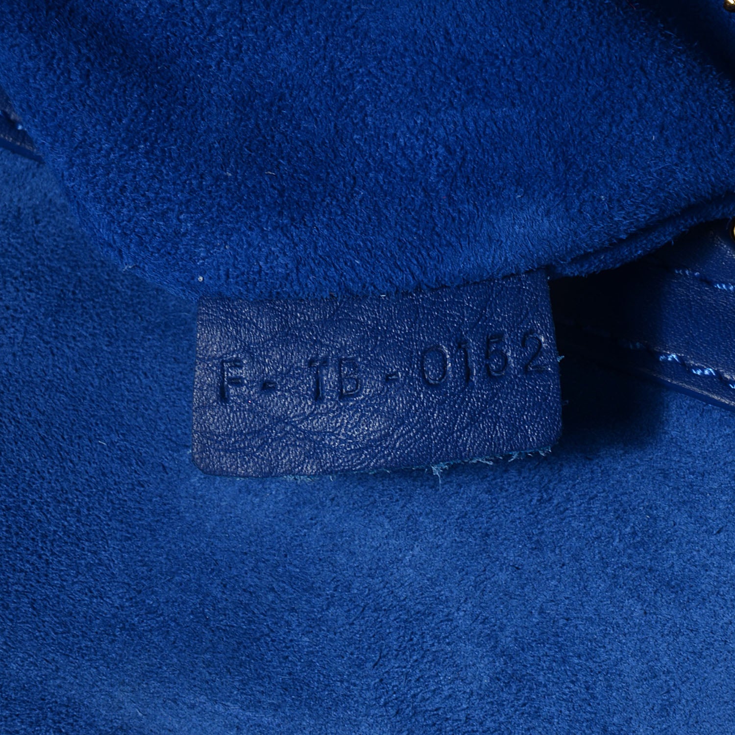 Celine Supple Calfskin Medium Phantom Luggage Royal Blue 8 of 9