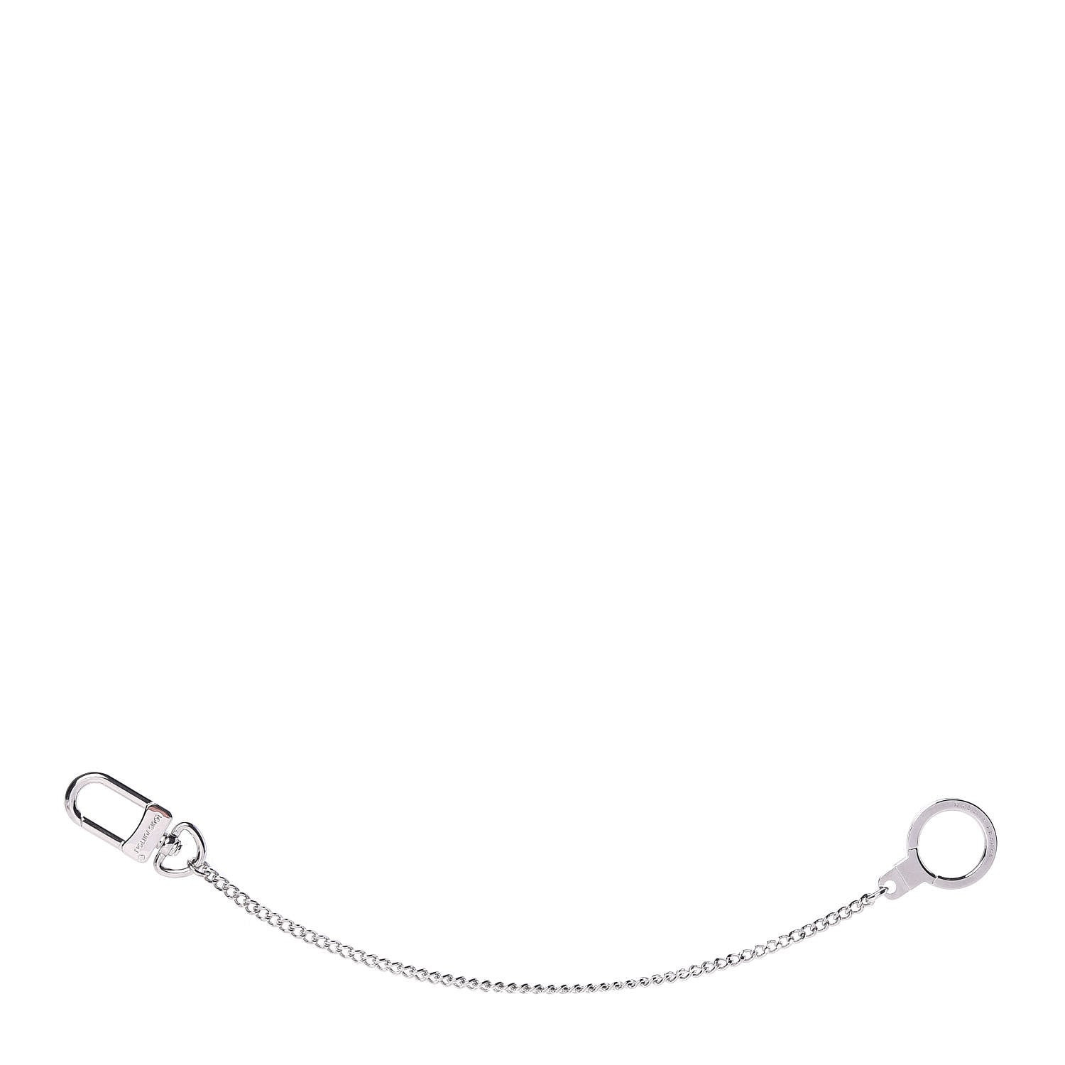 Louis Vuitton Pochette Extender Key Ring Chain Silver 1 of 3