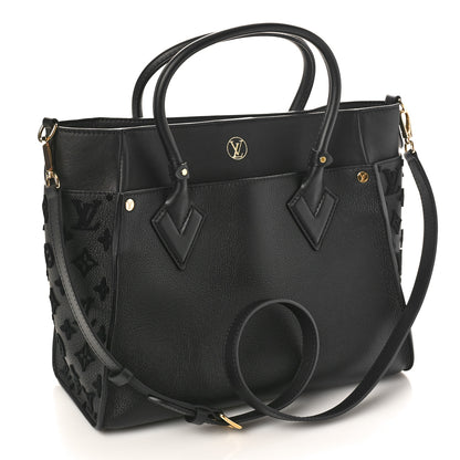 Louis Vuitton Calfskin Monogram Tufting On My Side Black 3 of 8