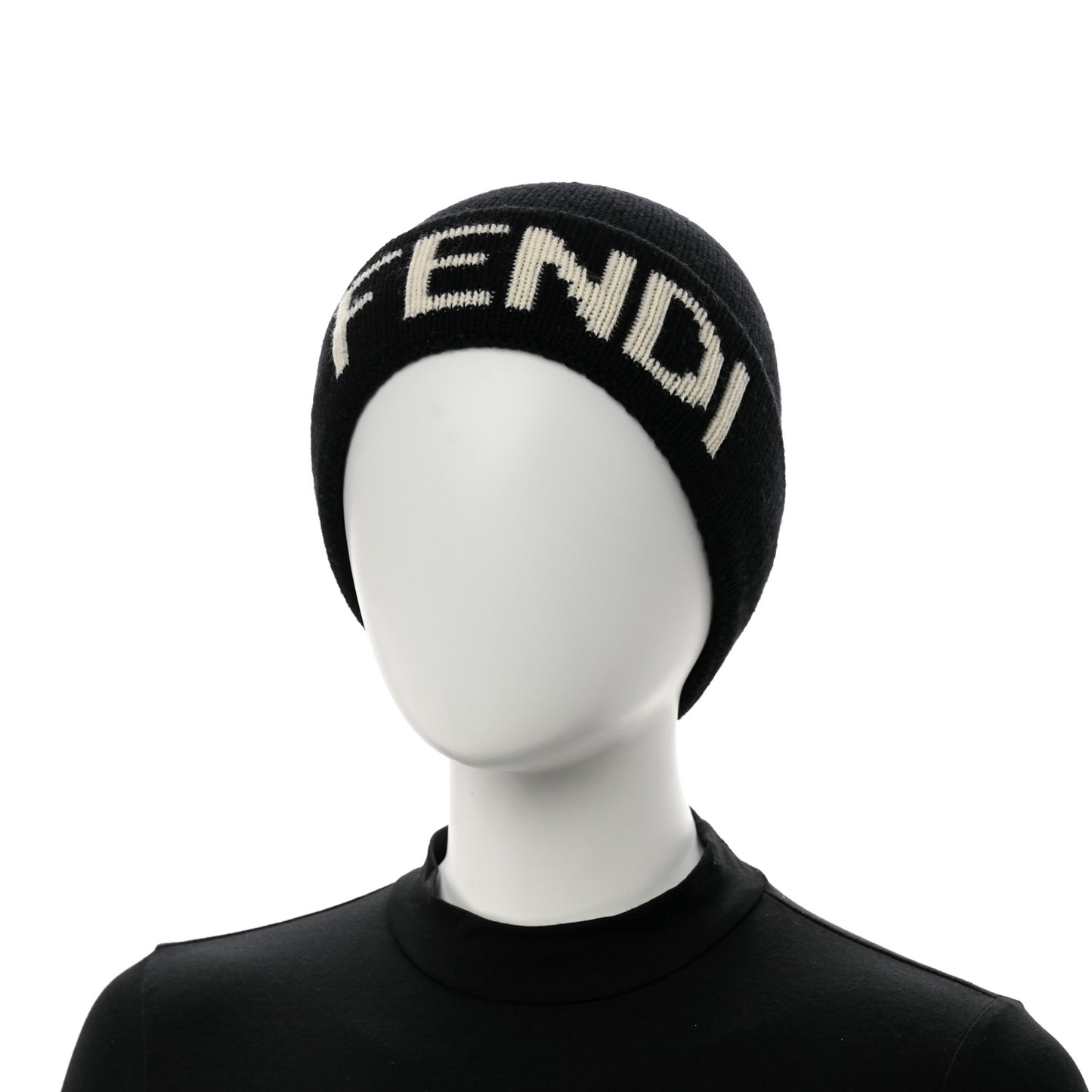 Wool Logo Beanie Black