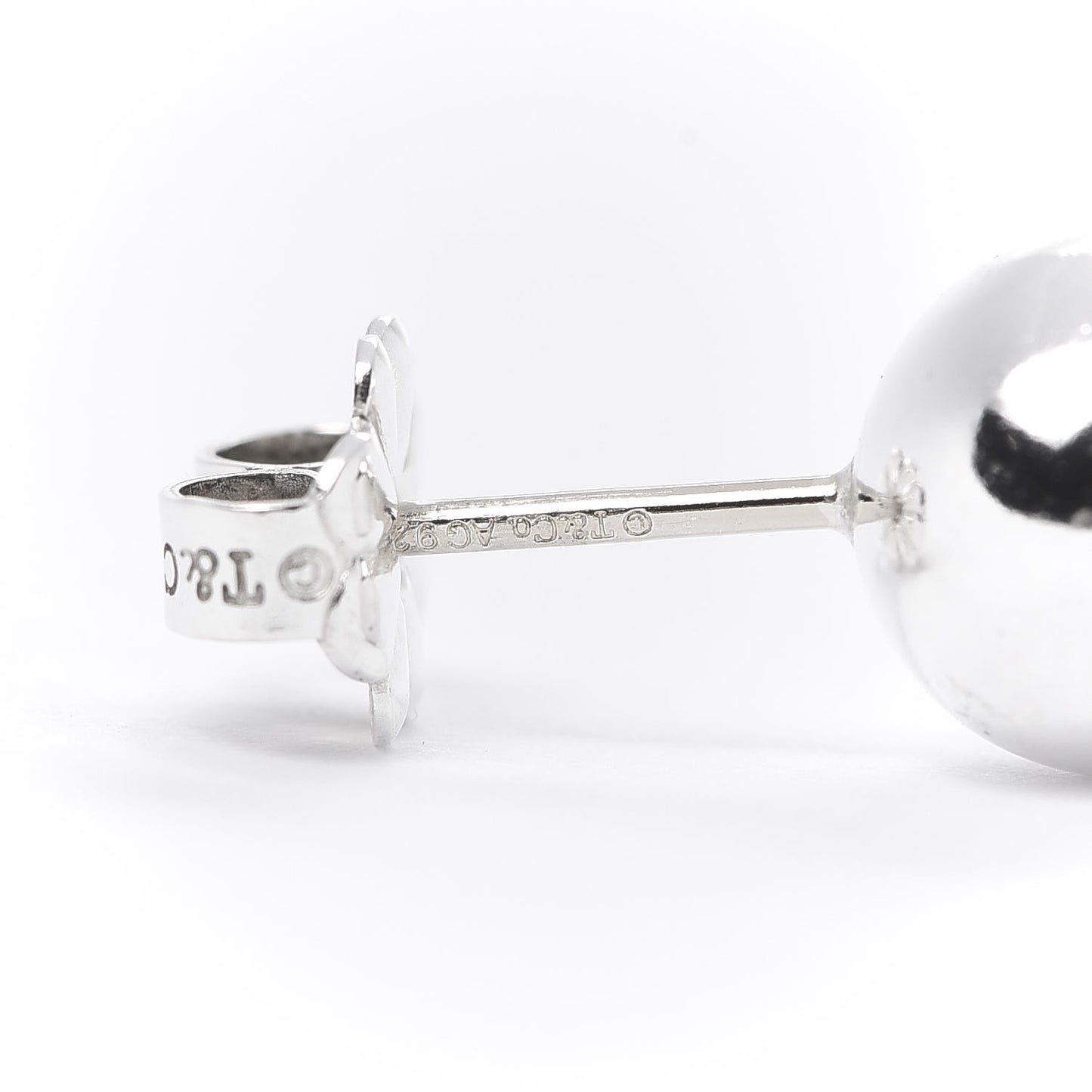 Sterling Silver 8mm HardWear Ball Earrings