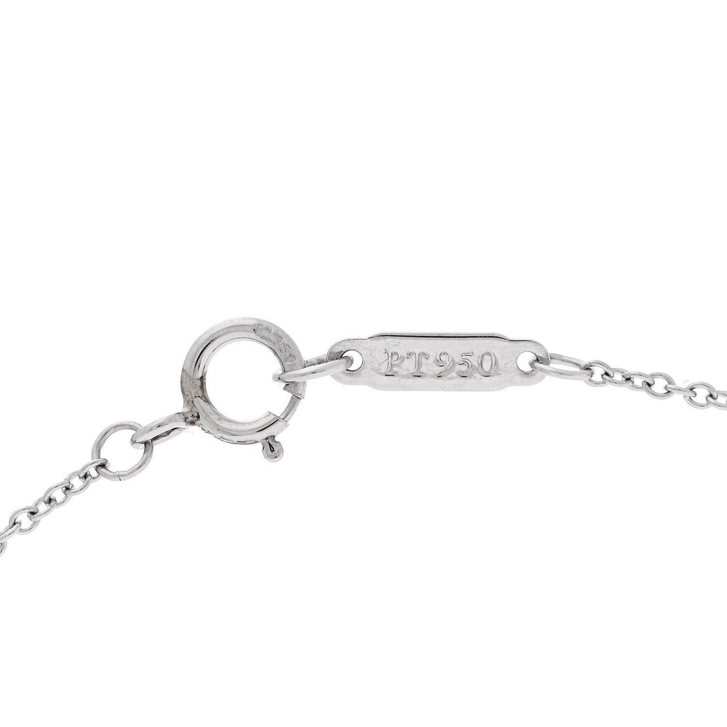 Tiffany Platinum Diamond .12ct Solitaire Pendant Necklace 5 of 6