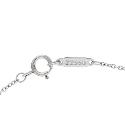 Tiffany Platinum Diamond .12ct Solitaire Pendant Necklace 5 of 6