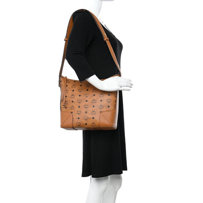 MCM Visetos Medium Klara Hobo Cognac 2 of 9