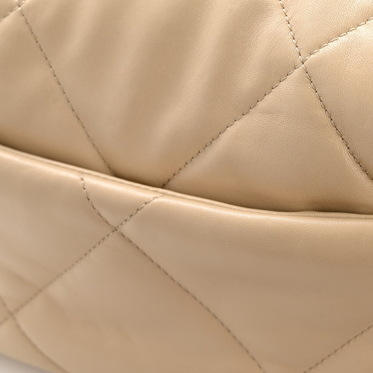 Chanel Lambskin Quilted Medium Chanel 19 Flap Beige 14 of 14