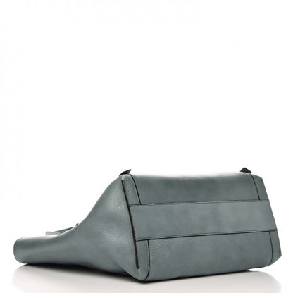 Chloe Smooth Calfskin Medium Milo Shopping Tote Cloudy Blue 4 of 9