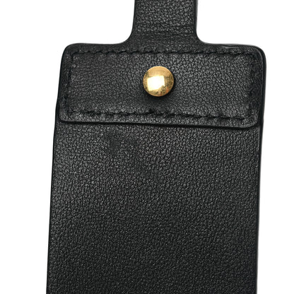Valentino Garavani Calfskin Giraffe Print Strap Black 3 of 3