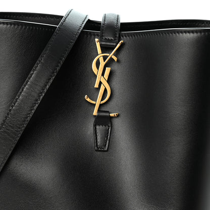 Saint Laurent Smooth Shiny Calfskin Monogram Le 37 Small Bucket Bag Black 7 of 9