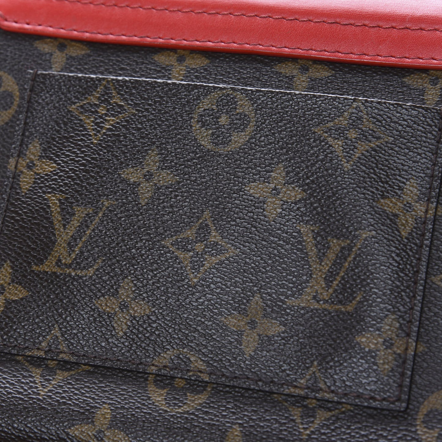 Monogram Pochette Mask PM Rouge