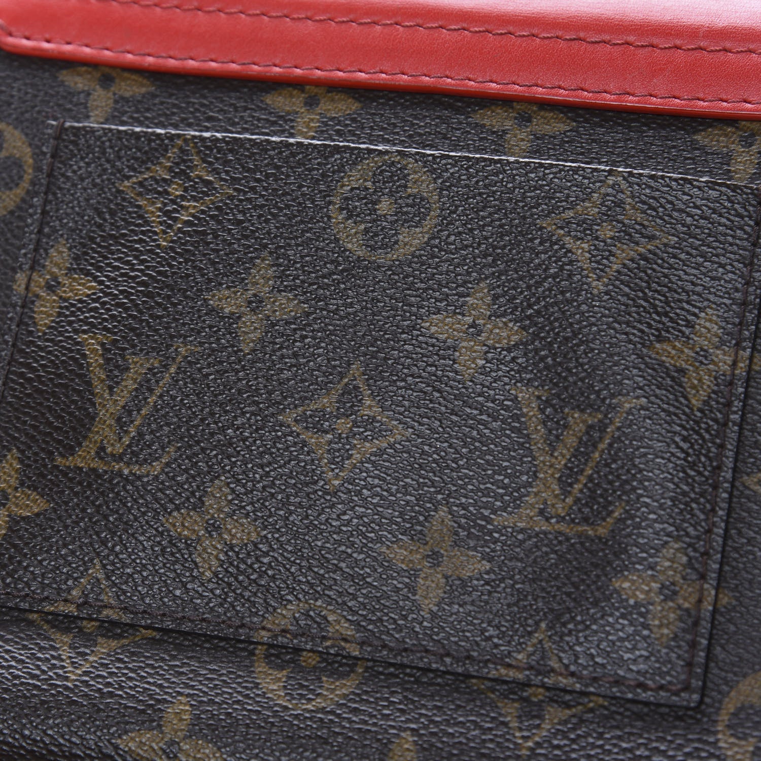 Louis Vuitton Monogram Pochette Mask PM Rouge 10 of 12