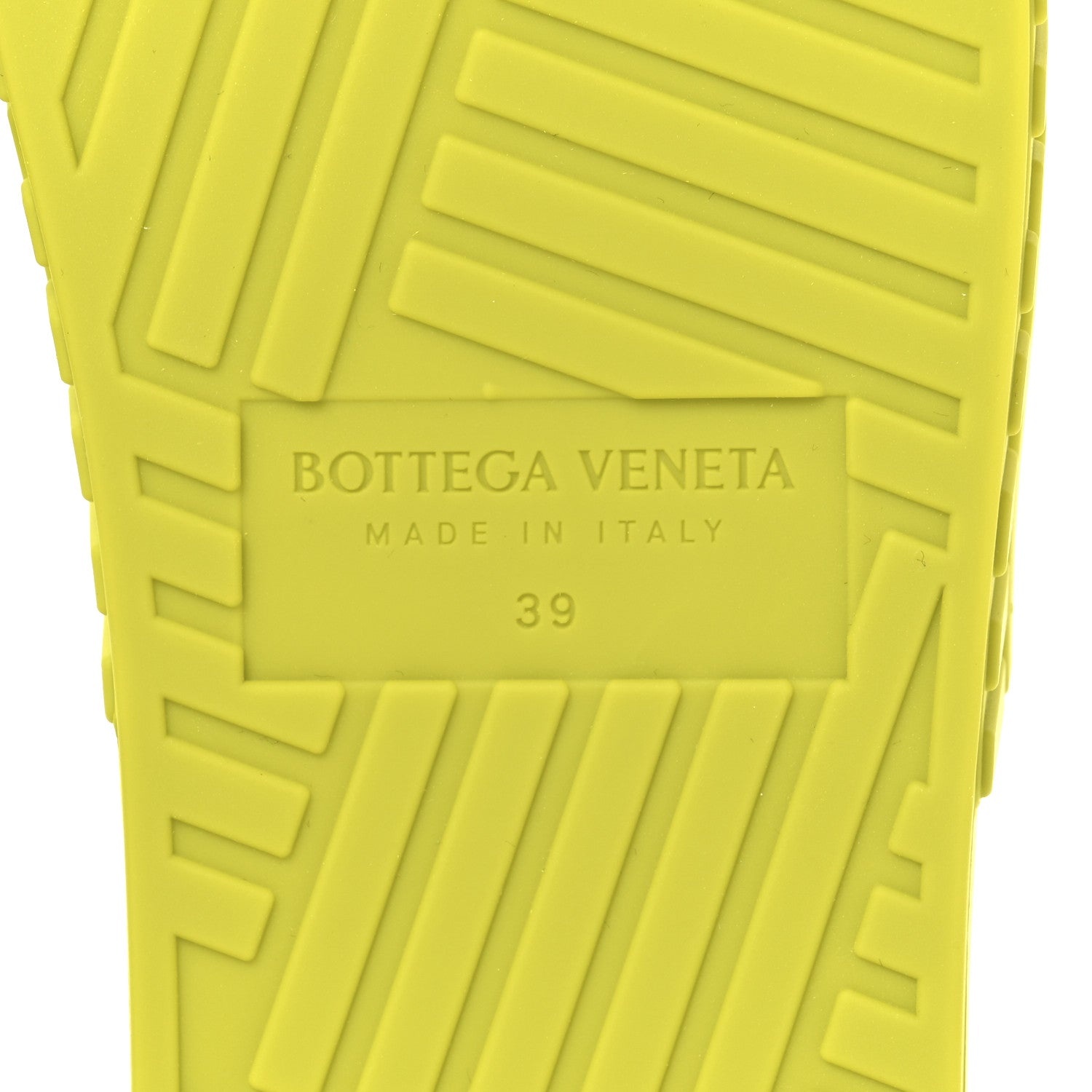 Bottega Veneta Rubber Carpet Slider Sandals 39 Kiwi 7 of 8