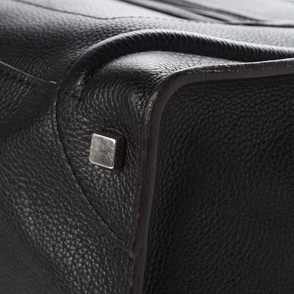 Celine Drummed Calfskin Mini Luggage Black 13 of 14