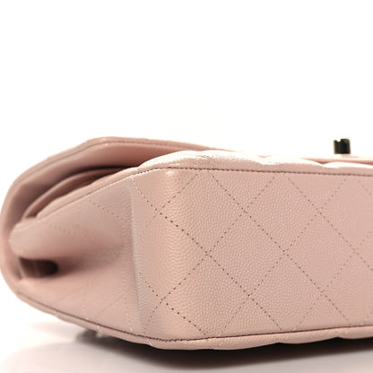 Chanel Caviar Quilted Medium Double Flap Light Pink 9 of 11