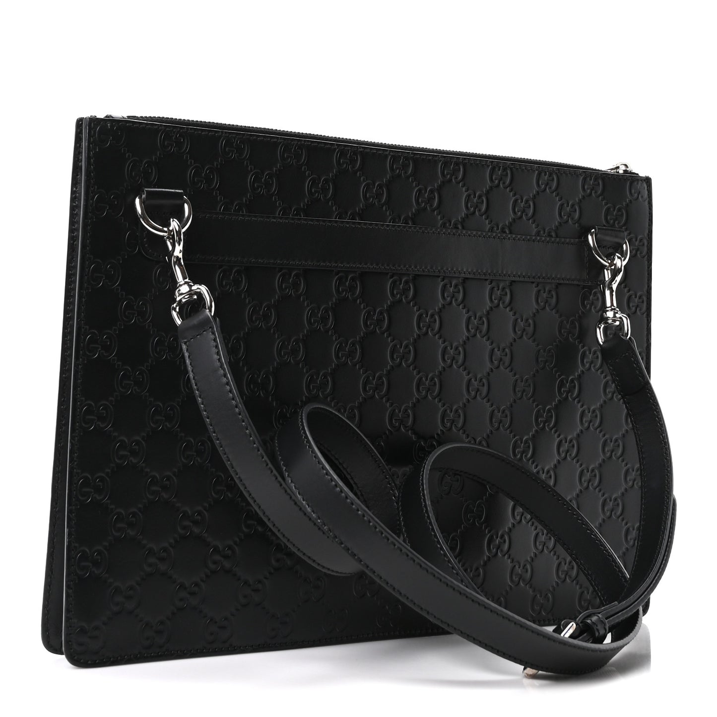 Guccissima Signature Messenger Bag Black