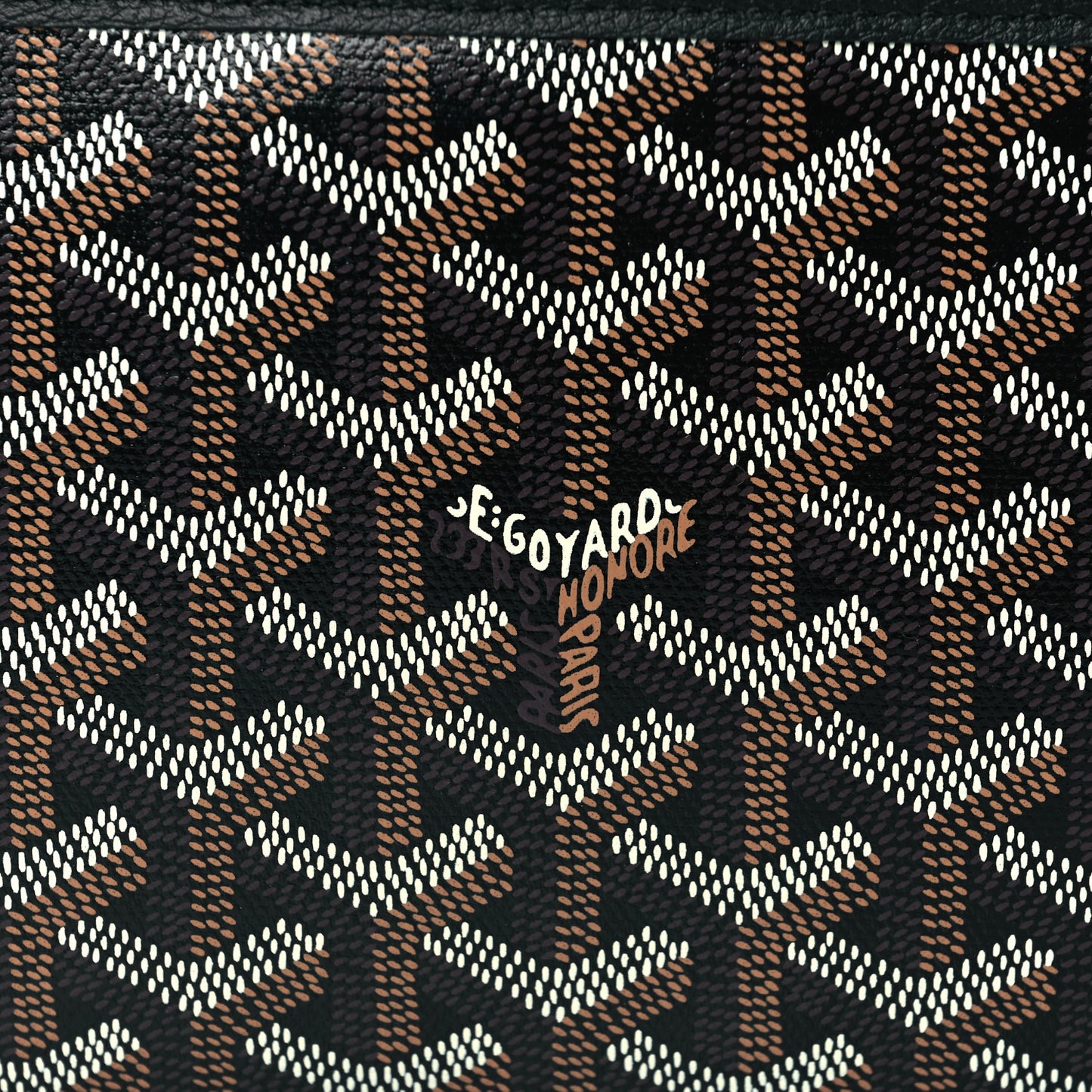 Goyardine Jouvence MM Toiletry Pouch Black