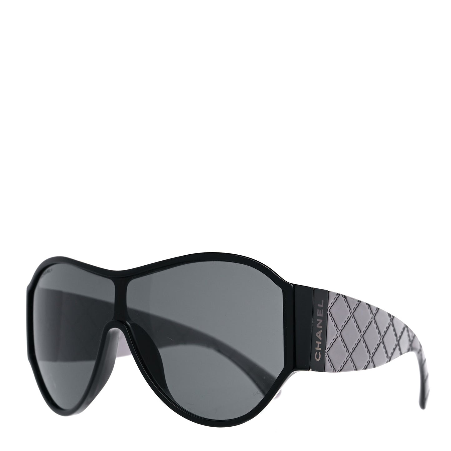 Acetate Quilted CC Sunglasses 5426 Black