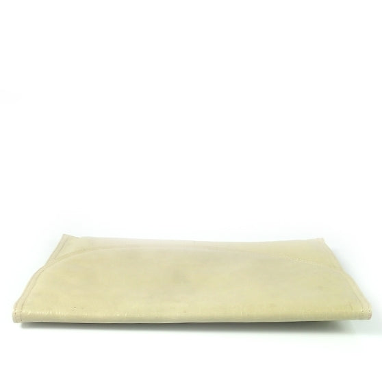 Bottega Veneta Leather Clutch Cream 3 of 6