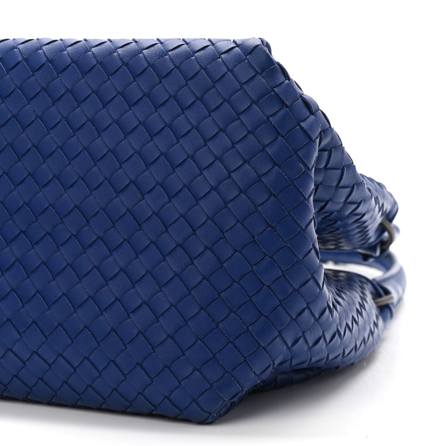 Nappa Intrecciato Parachute Bag Signal Blue