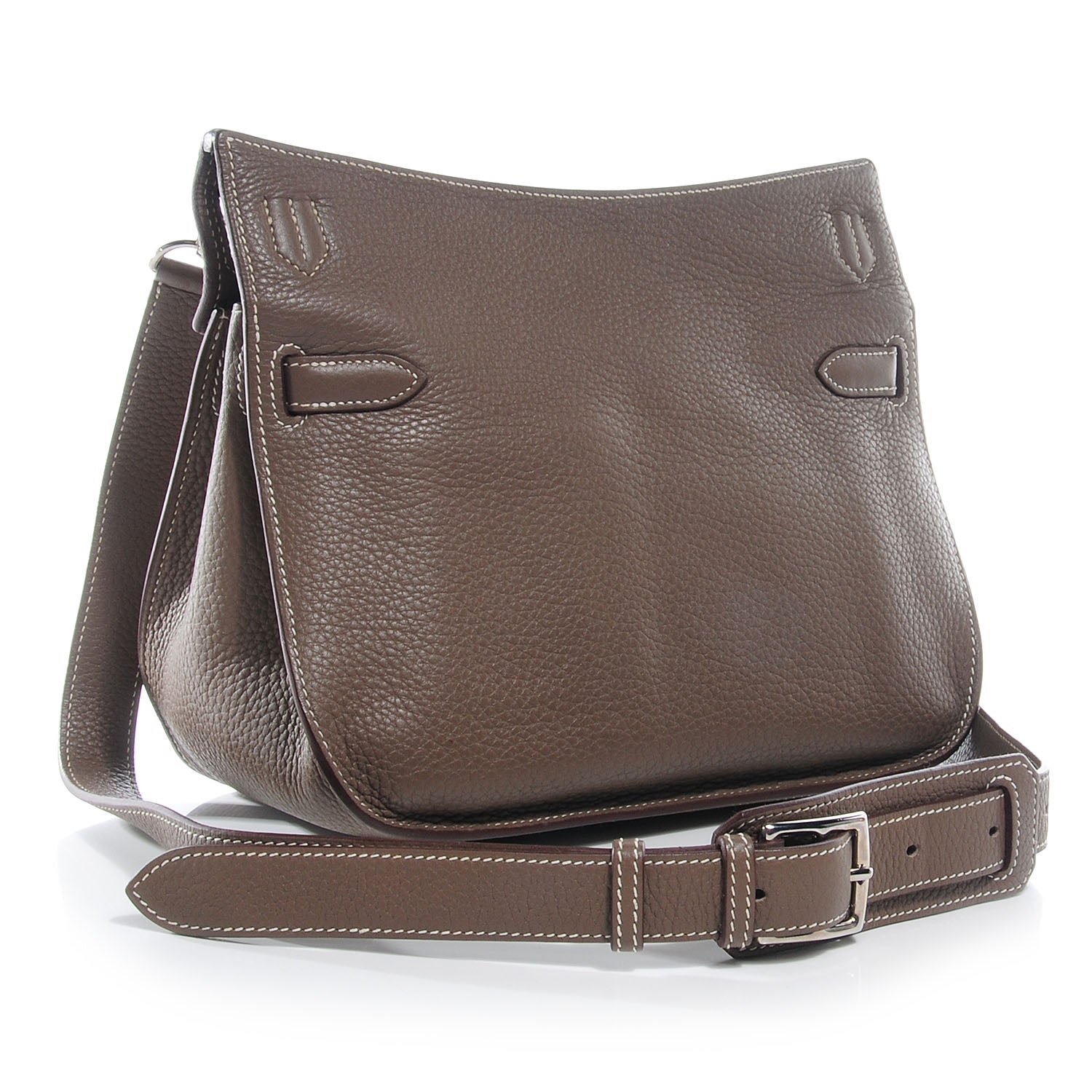 Hermes Taurillon Clemence Jypsiere 28 Etoupe 3 of 8