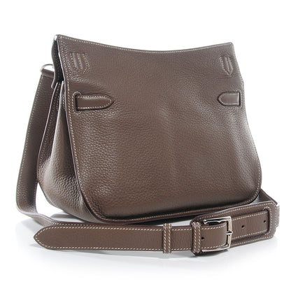 Hermes Taurillon Clemence Jypsiere 28 Etoupe 3 of 8