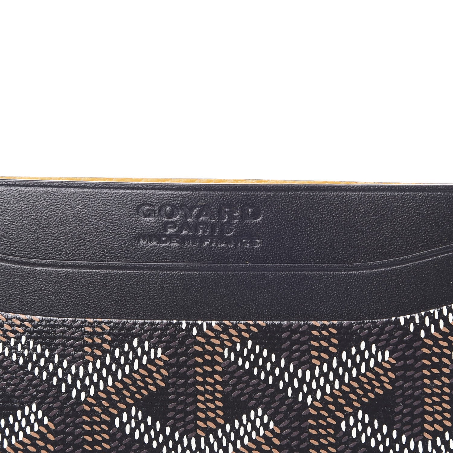 Goyard Goyardine Saint Sulpice Card Holder Black 5 of 7