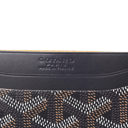Goyard Goyardine Saint Sulpice Card Holder Black 5 of 7