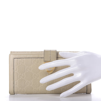 Gucci Guccissima Signoria Continental Wallet Off White 2 of 8