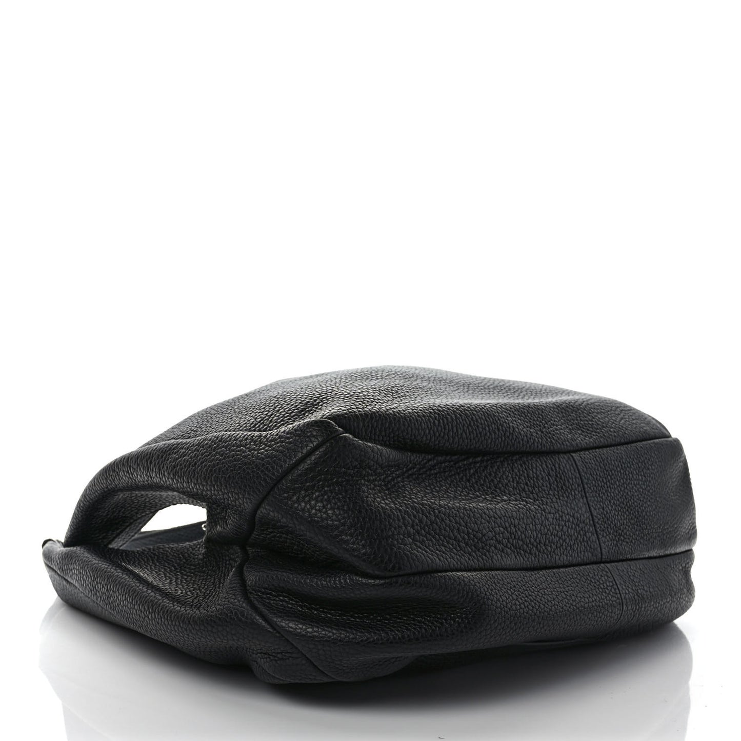 Grained Calfskin Large Campana Black