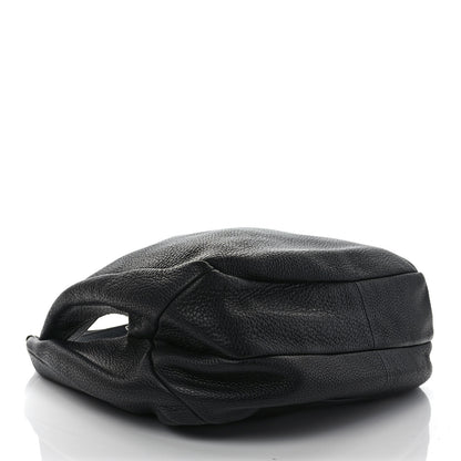 Bottega Veneta Grained Calfskin Large Campana Black 4 of 8