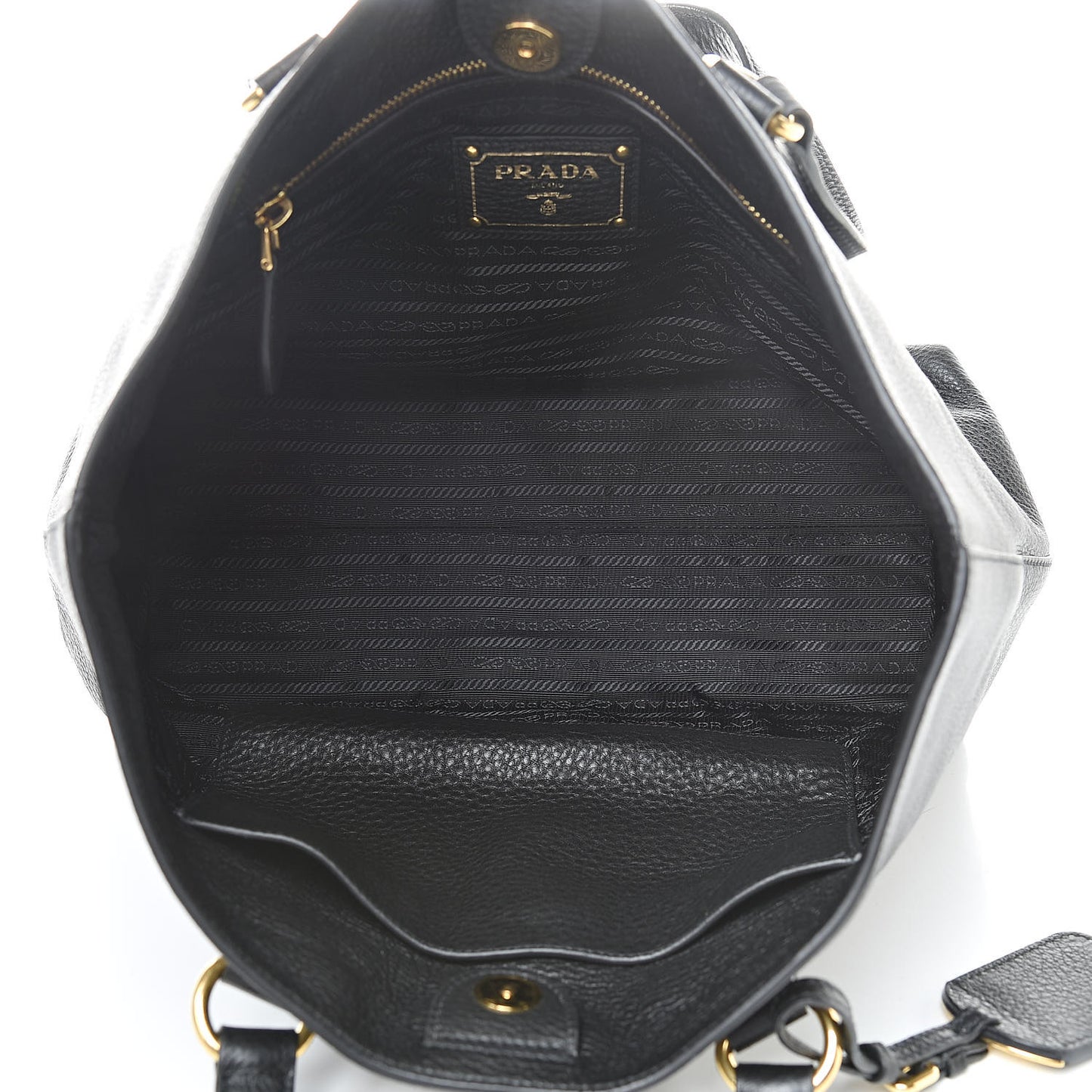 Vitello Phenix Tote Black