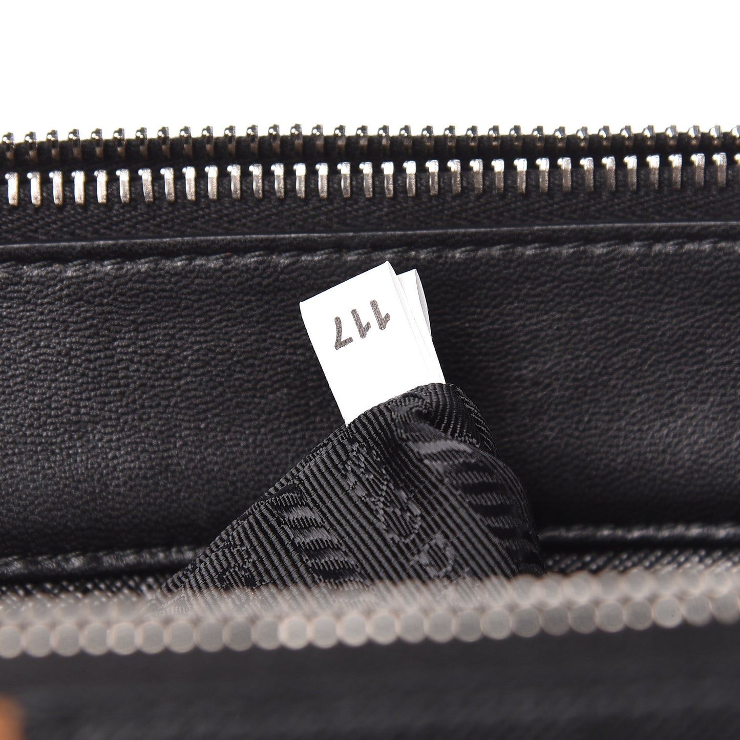 Saffiano Baiadera Striped Medium Galleria Double Zip Tote Caramel Black White
