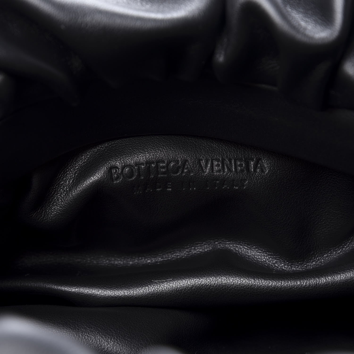 Bottega Veneta Calfskin The Pouch Chain Black 5 of 9