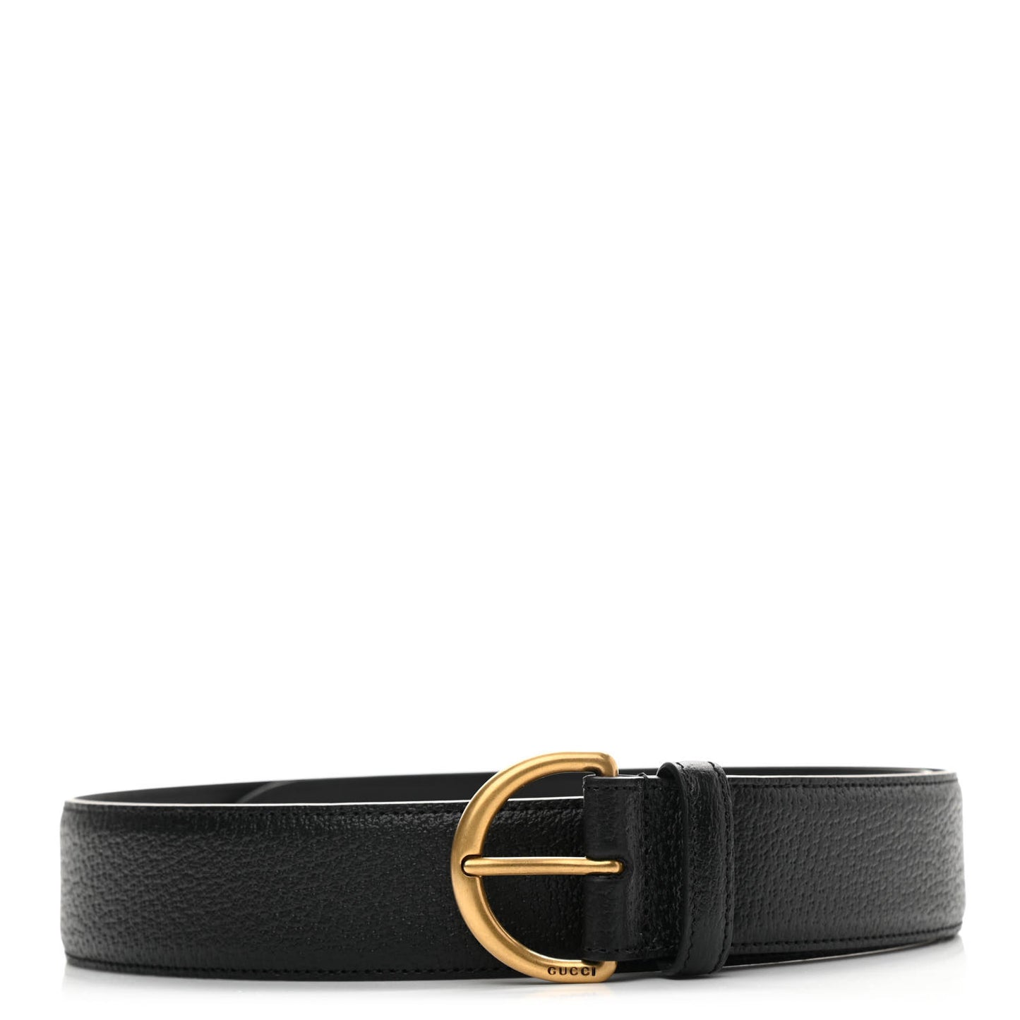 Textured Dollar Calfskin 40mm Belt 95 38 Black