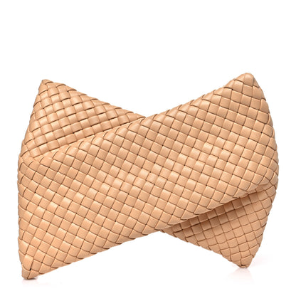 Bottega Veneta Nappa Intrecciato Crisscross Clutch Porridge 1 of 7
