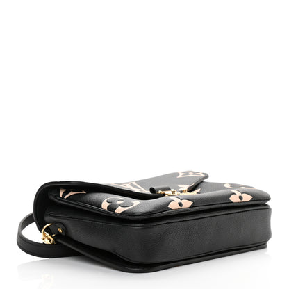 Louis Vuitton Empreinte Monogram Giant Pochette Metis Black Beige 4 of 10