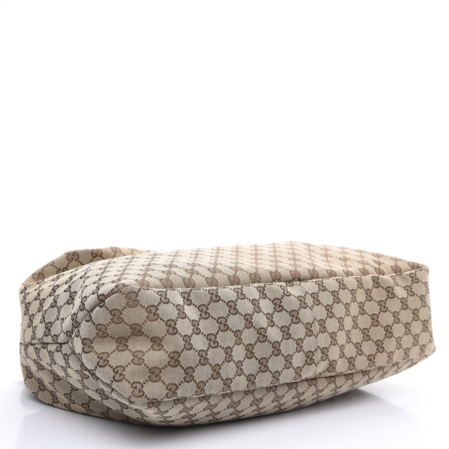 Gucci Monogram Large Horsebit Chain Hobo Dark Brown 3 of 8