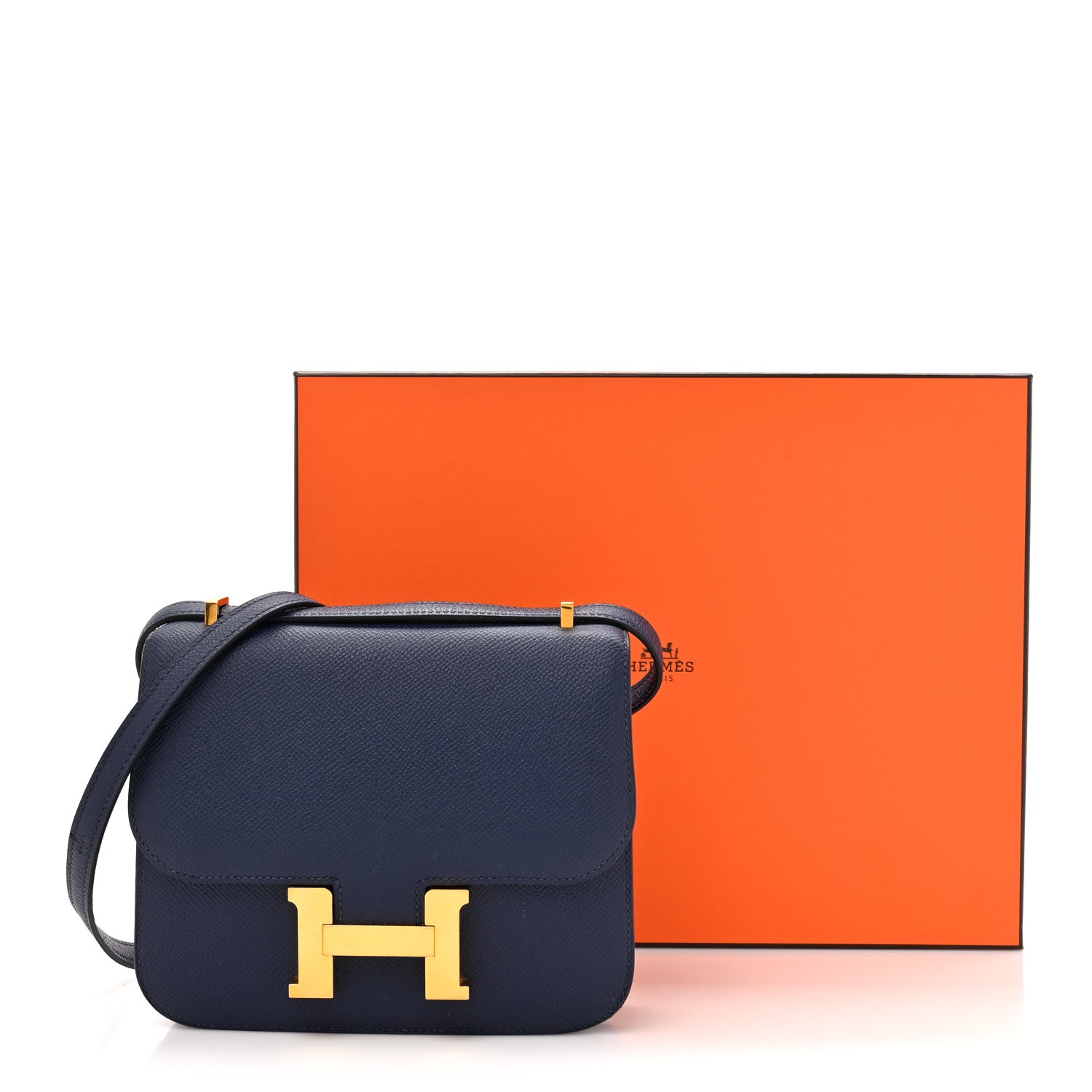 Hermes Epsom Constance 18 Bleu Saphir 18 of 18