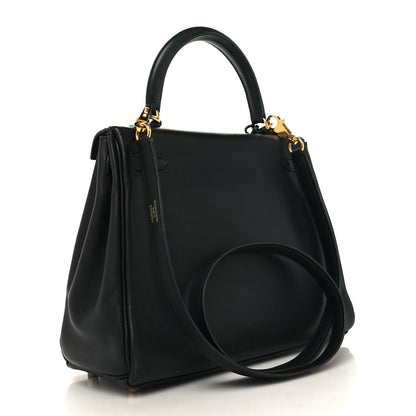 Hermes Swift Kelly Retourne 25 Black 2 of 15