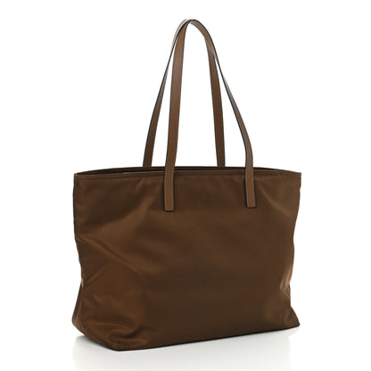 Prada Tessuto Nylon Saffiano Shopping Tote Corinto 3 of 9